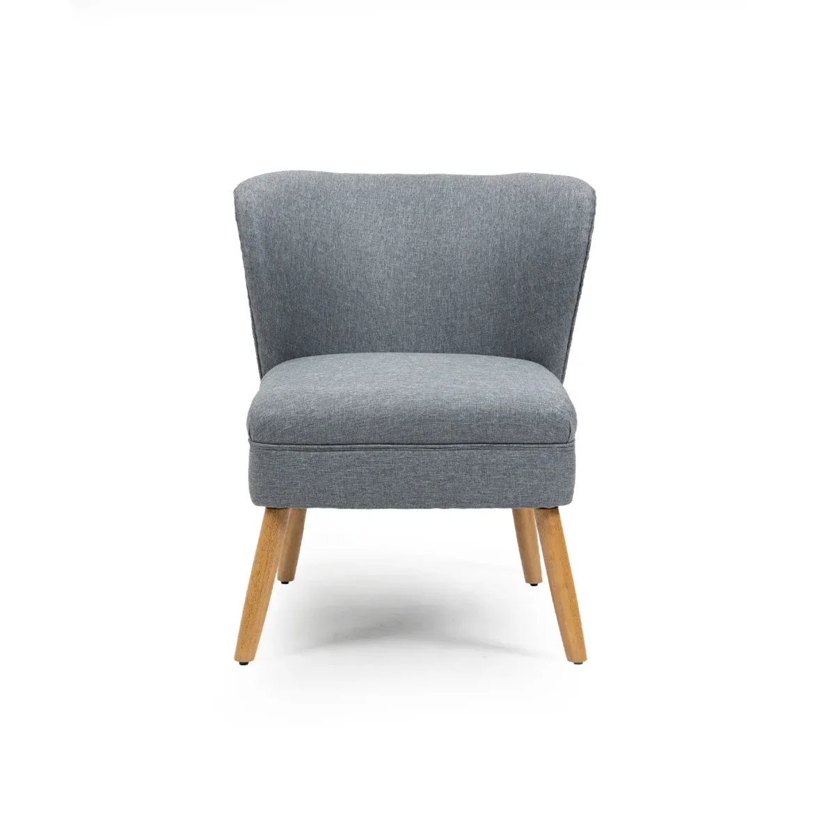 Rionce Faux Linen Upholstered Slipper Chair - Image 1
