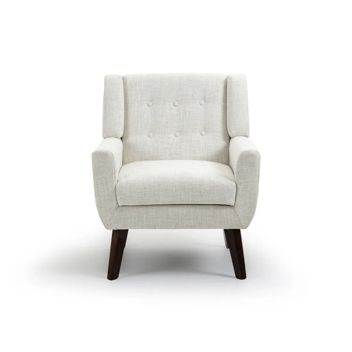 Orsona Button Tufted Fabric Accent Chair - Image 1