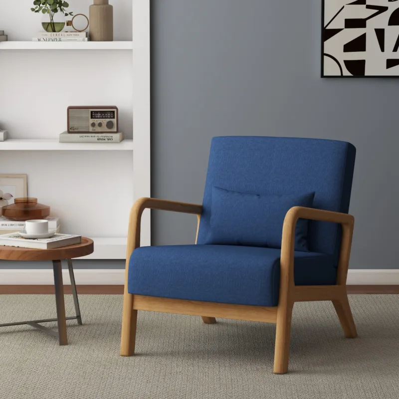 Freyda Scandi Upholstered Lounge Chair - Image 3