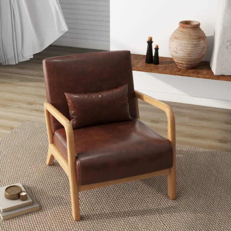 Freyda Scandi Upholstered Lounge Chair - Image 8