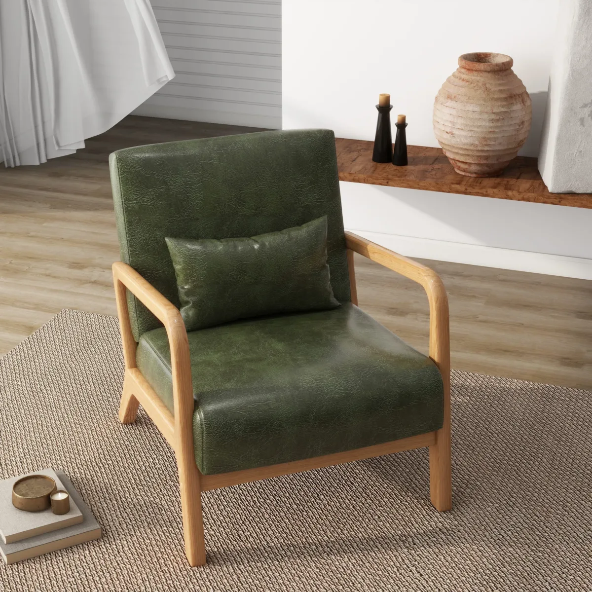 Freyda Scandi Upholstered Lounge Chair - Image 9