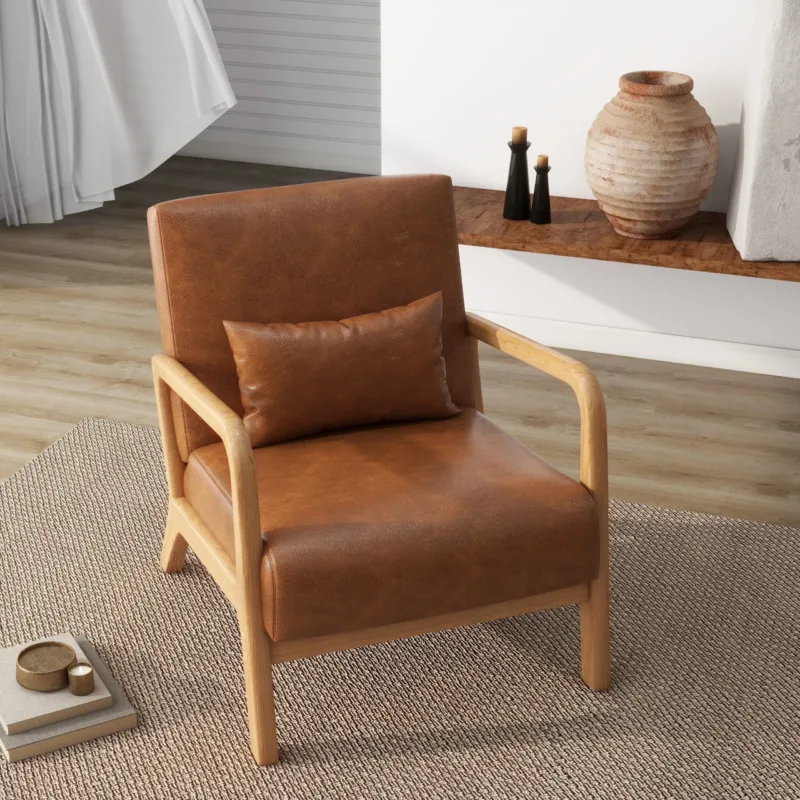 Freyda Scandi Upholstered Lounge Chair - Image 10