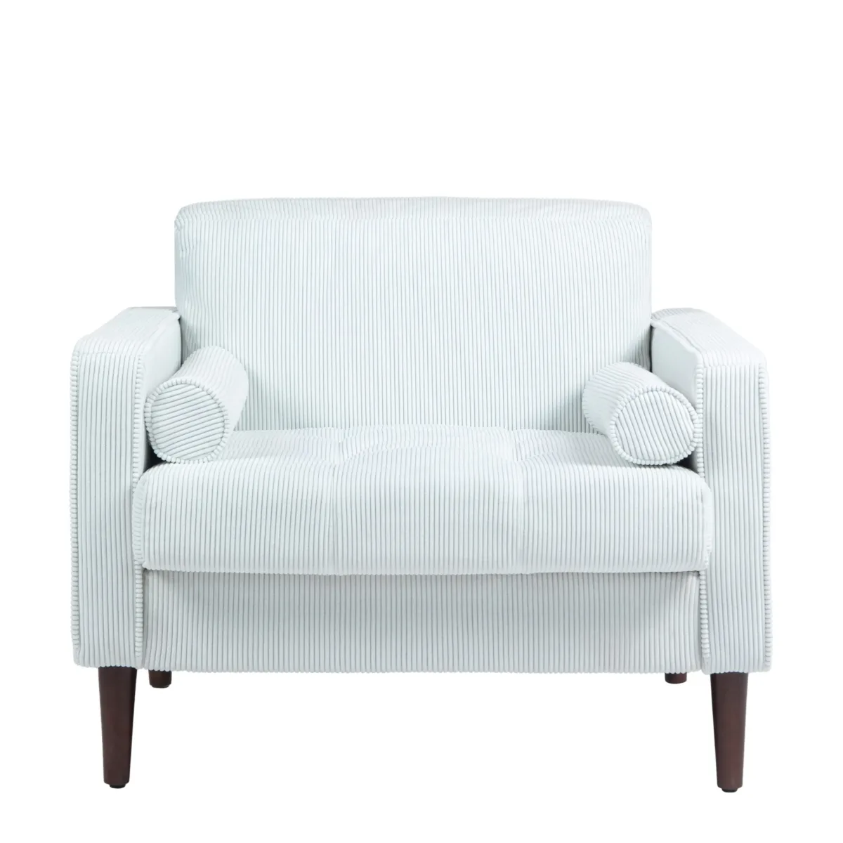 Jovix Track Arm Corduroy Upholstered Accent Chair - Image 5