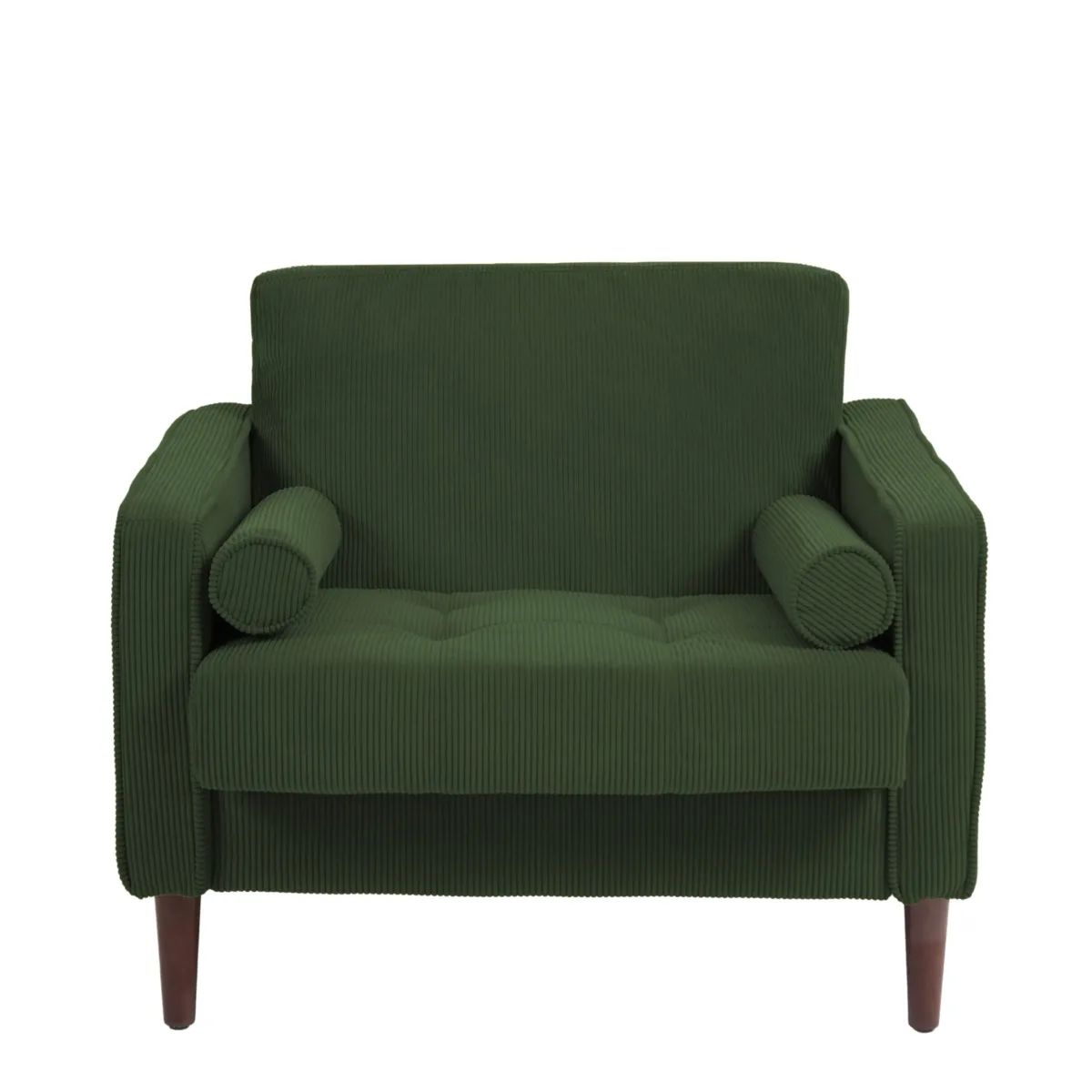 Jovix Track Arm Corduroy Upholstered Accent Chair - Image 6