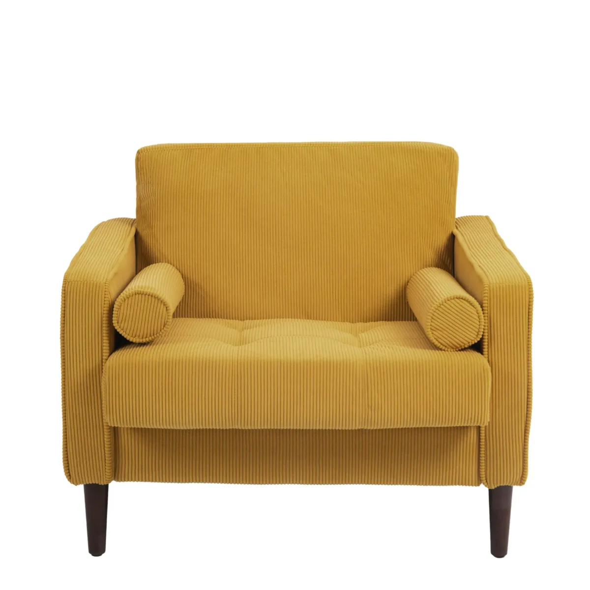 Jovix Track Arm Corduroy Upholstered Accent Chair - Image 2