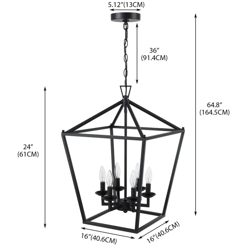 Dobson 6 - Light Lantern Pendant - Image 2