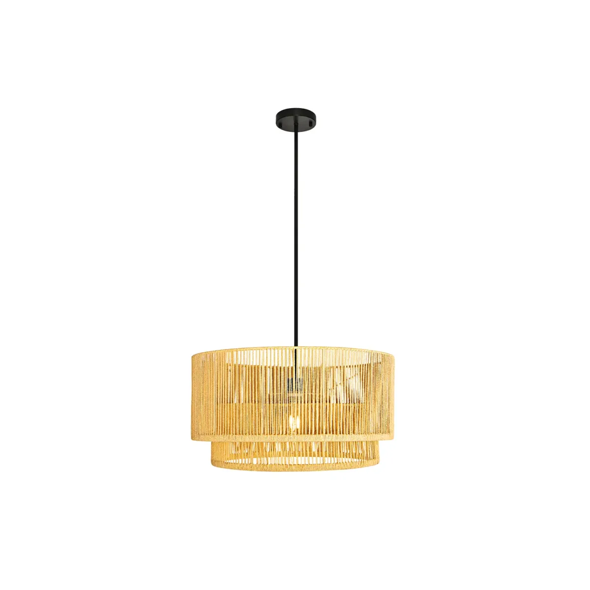 Armelia 1 - Light Rattan Pendant Light - Image 1