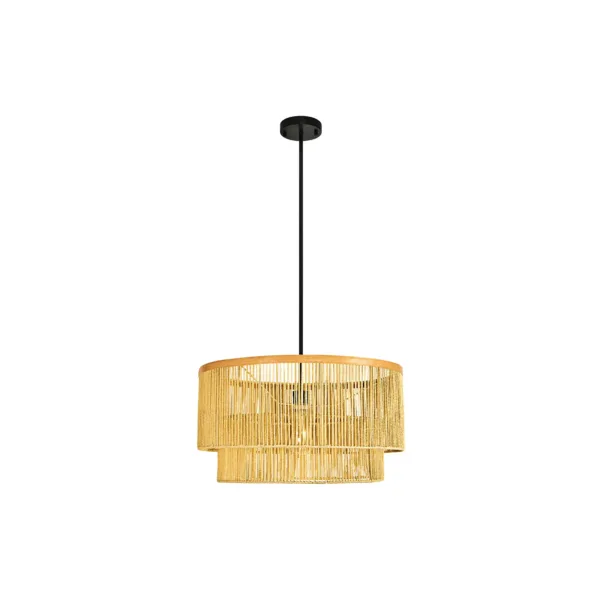 Armelia 1 - Light Rattan Pendant Light