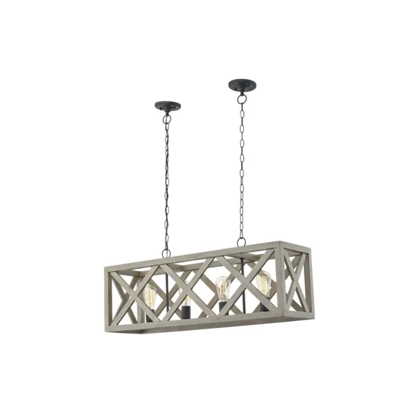 Anova 4 - Light Dimmable Lantern Square / Rectangle Chandelier