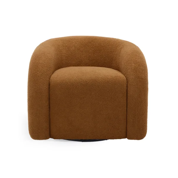 Quinlan Upholstered Swivel Barrel Chair