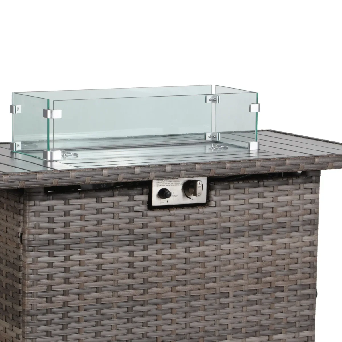 Seleny 26 H Outdoor Fire Pit Table - Image 5
