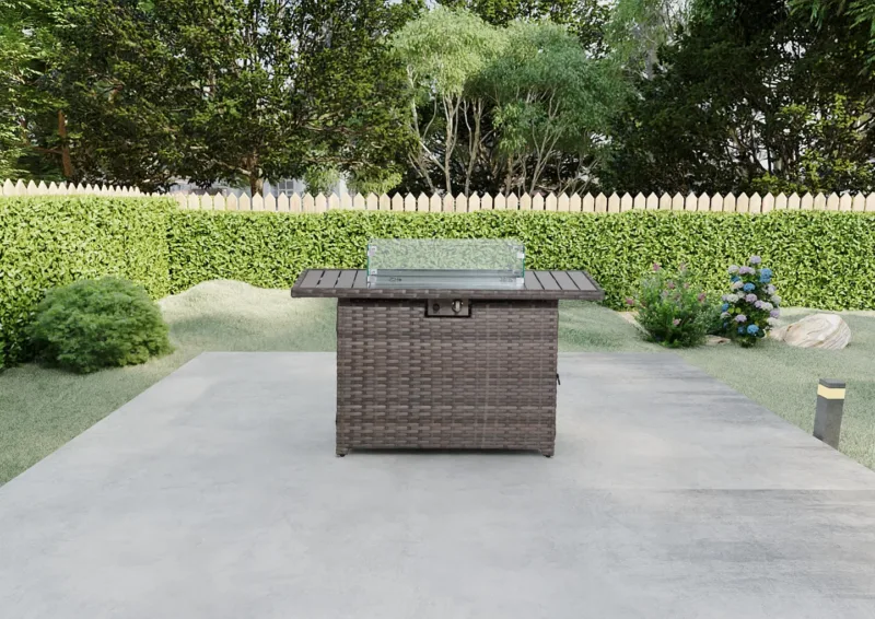 Seleny 26 H Outdoor Fire Pit Table - Image 4