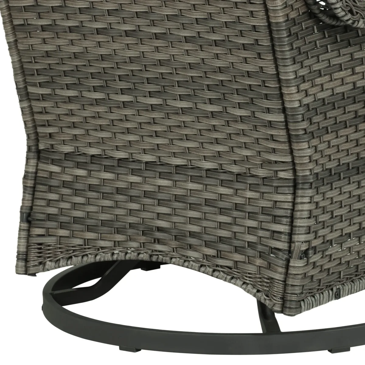 Revic 3-Piece Coastal Wicker Swivel Chair Set - Image 8