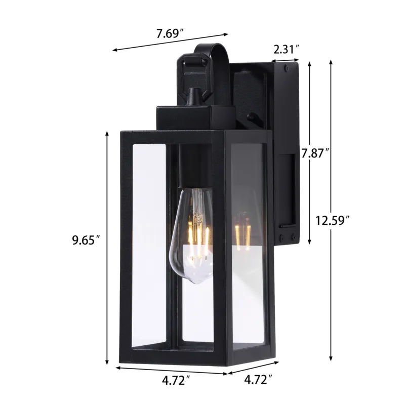 Odila Luxe Textured Water-Ripple Glass Metal Wall Sconce - Image 6