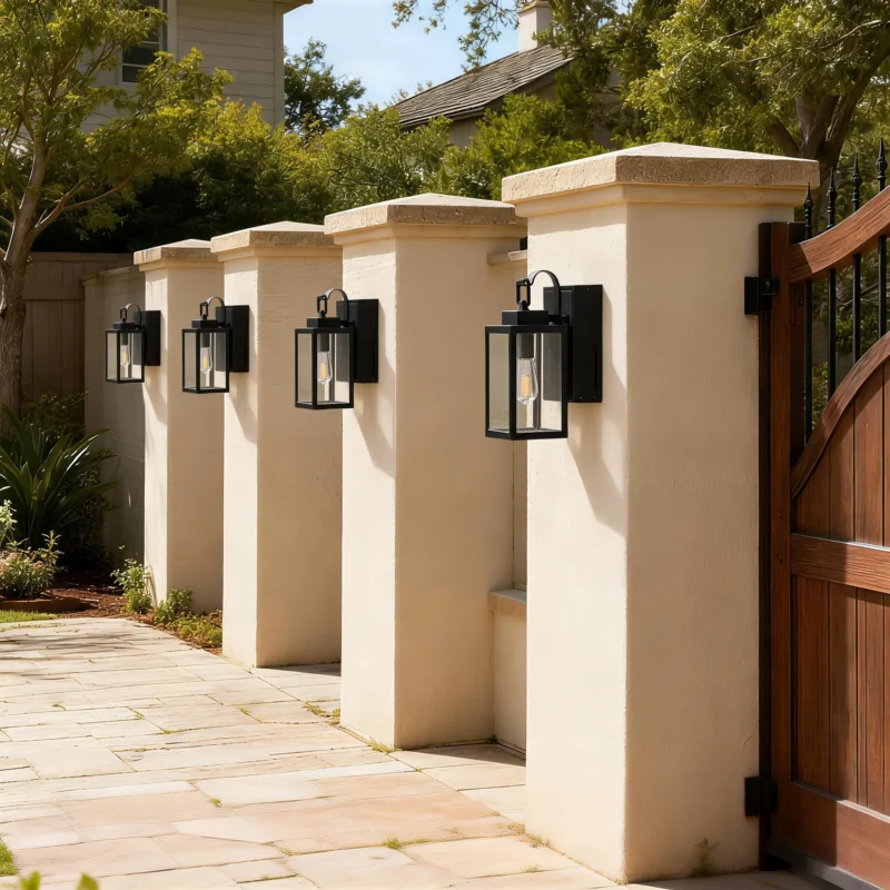 Odila Luxe Textured Water-Ripple Glass Metal Wall Sconce - Image 5