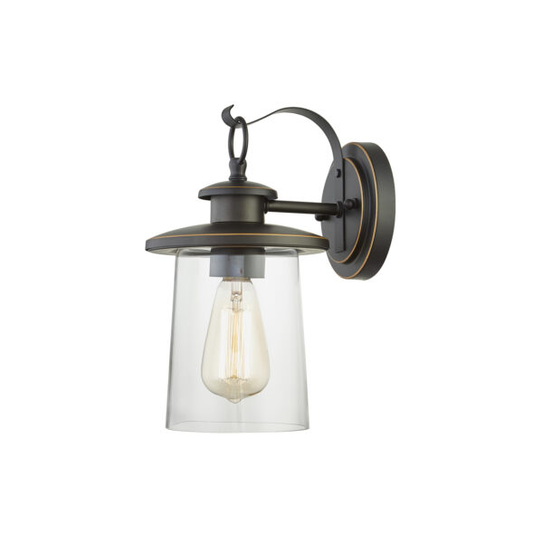 Oil Rubbed Bronze 12" H Outdoor Wall Lantern