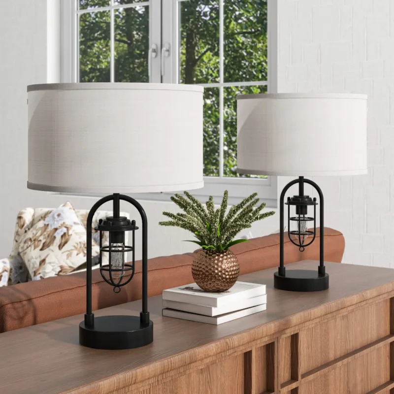 Tomisin Table Lamp Set With Night Light - Image 4