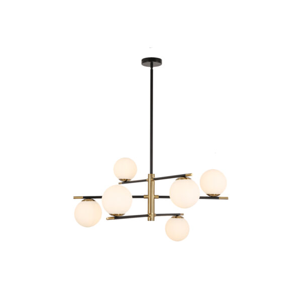 Glenarm 6- Light Dimmable Sputnik Sphere Chandelier