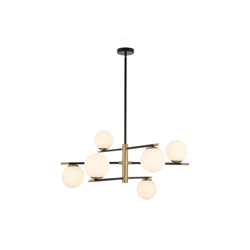 Glenarm 6- Light Dimmable Sputnik Sphere Chandelier