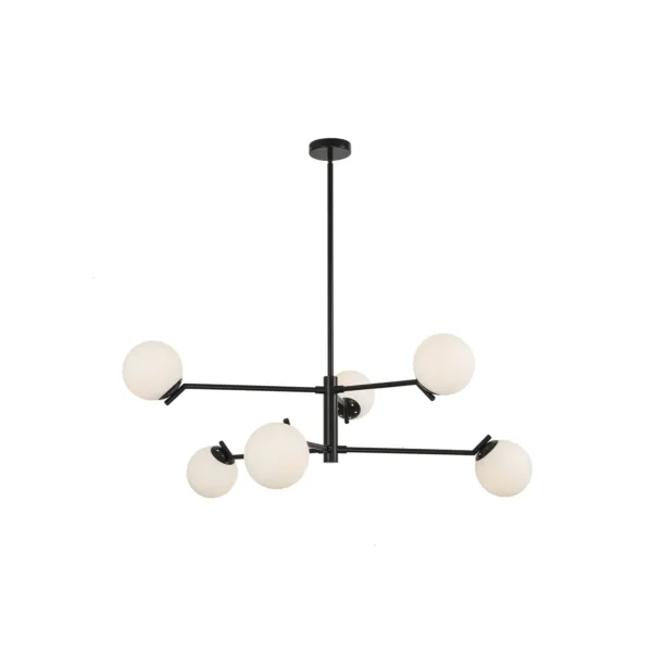 Glenarm 6- Light Dimmable Sputnik Sphere Chandelier