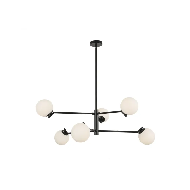 Glenarm 6- Light Dimmable Sputnik Sphere Chandelier