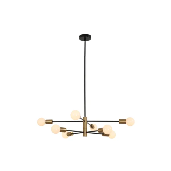 Glenarm 8- Light Dimmable Sputnik Sphere Chandelier