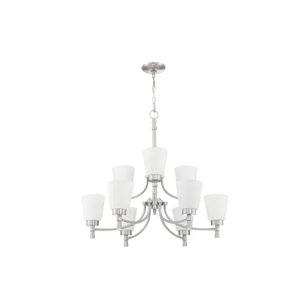 Janiyla 9 - Light Dimmable Tiered Chandelier