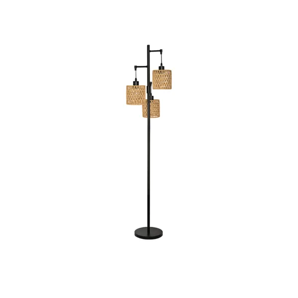Asiel 65'' Black Tree Floor Lamp