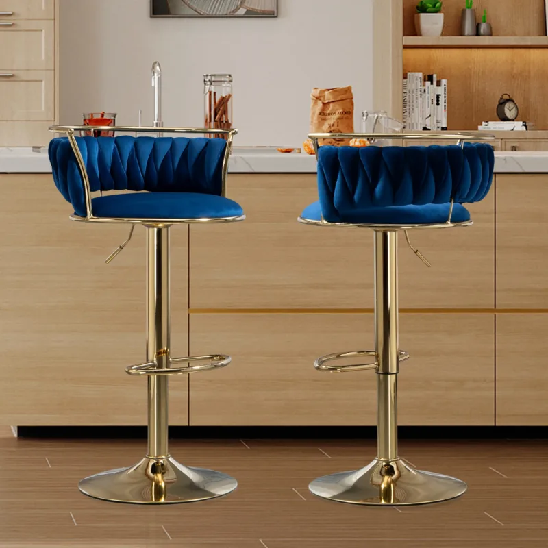 Letizia Swivel Upholstered Counter Stool (Set of 2) - Image 9