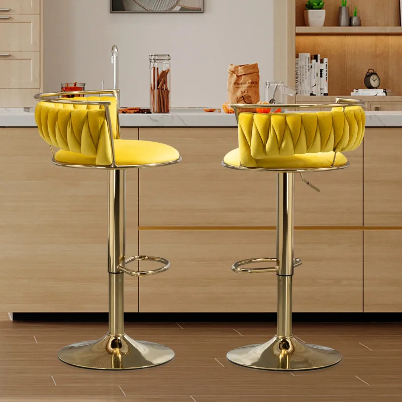 Letizia Swivel Upholstered Counter Stool (Set of 2) - Image 13