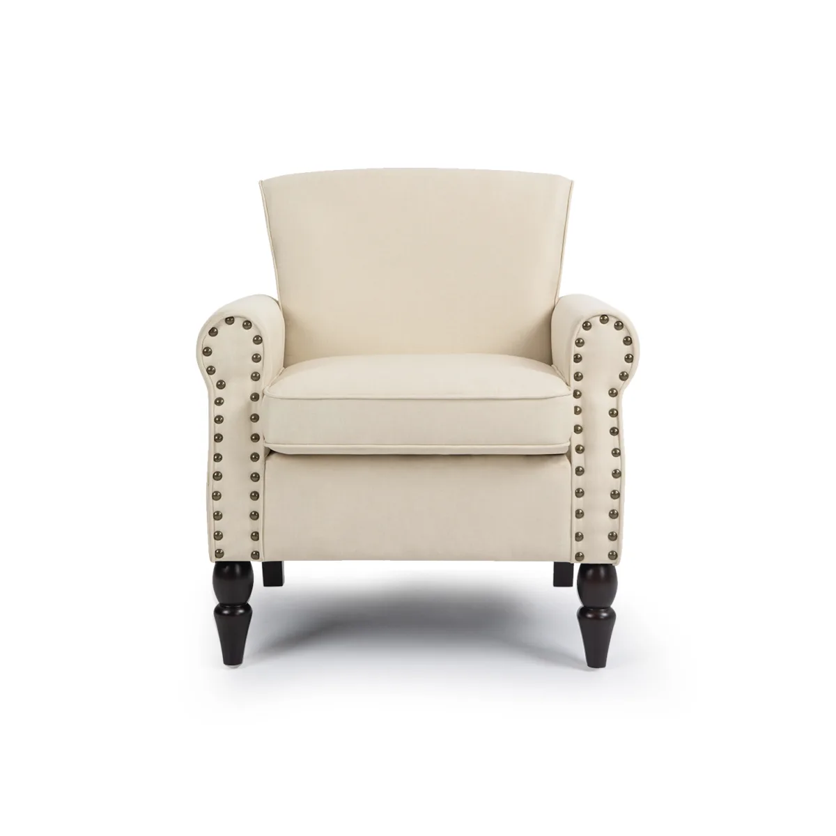Aveloy French Country Rolled Arms Accent Chair - Image 1