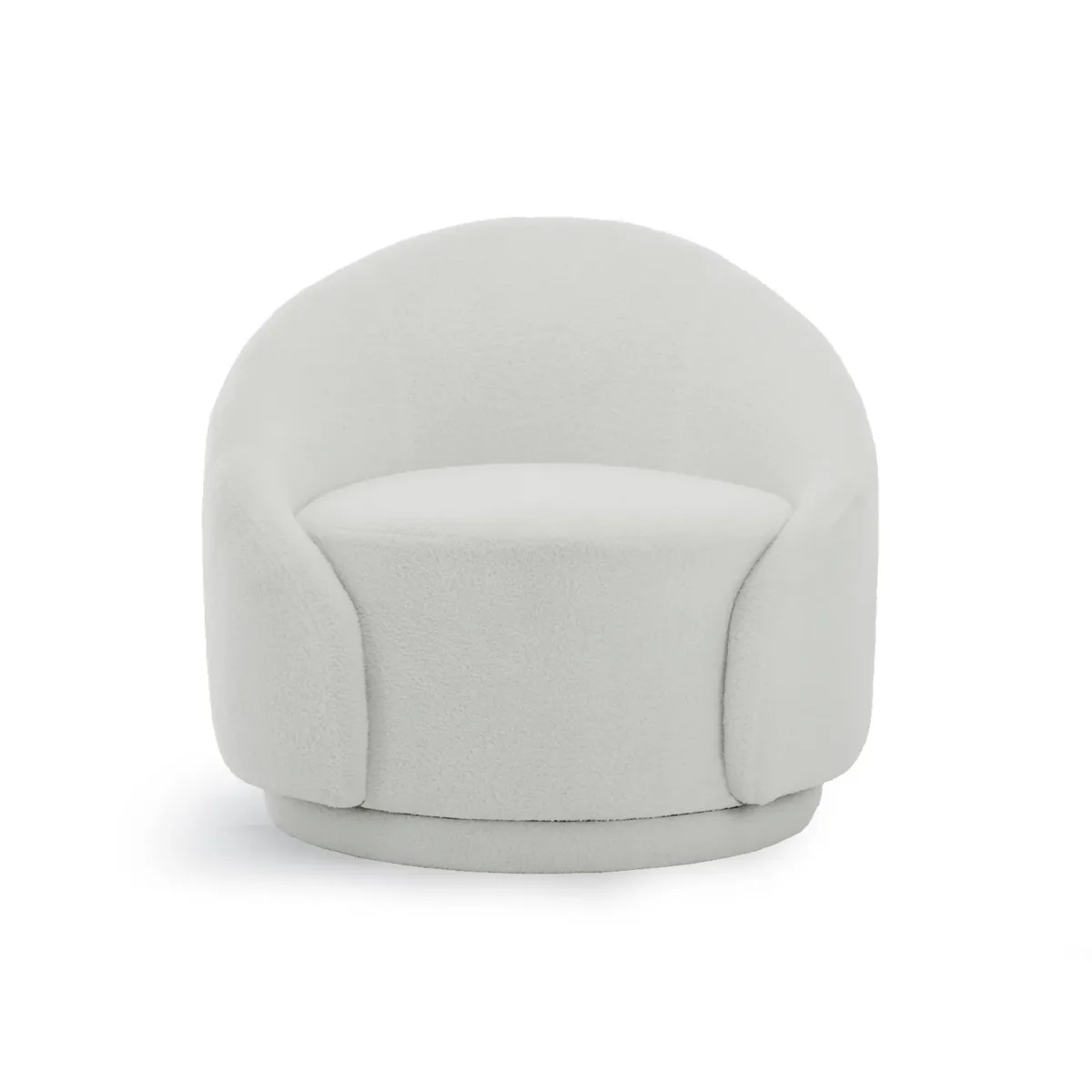 Solara Luxe Swivel Statement Barrel Chair - Image 1