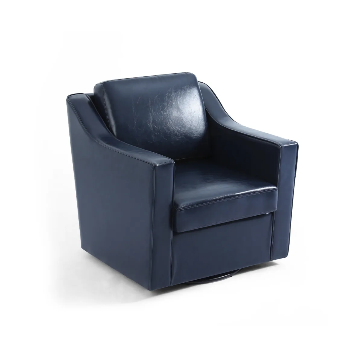 Upholstered Swivel Armchair - Image 1