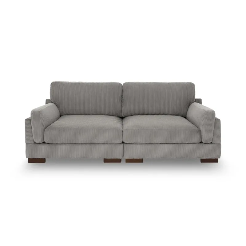 Vorley 90.3" Modular Low Profile Corduroy Sofa