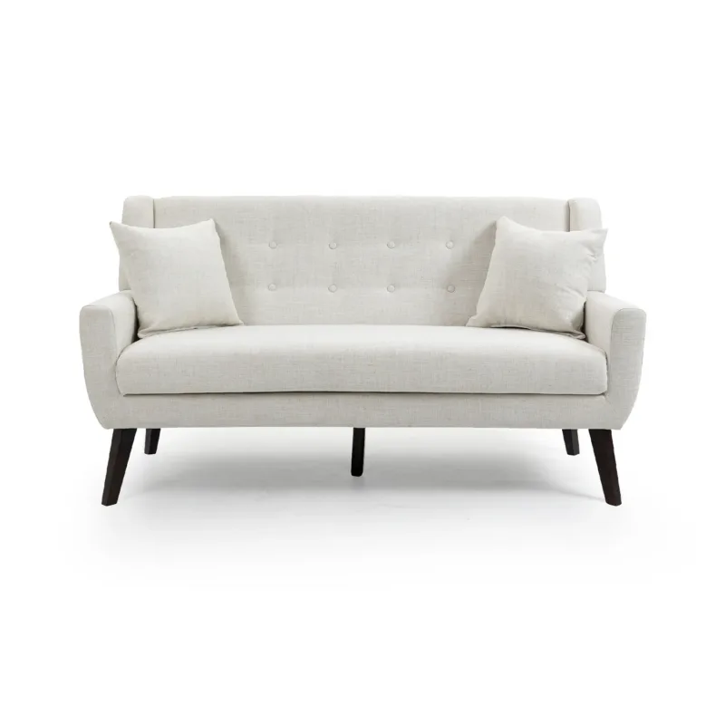 Marven 63" Button Tufted Upholstered Loveseat