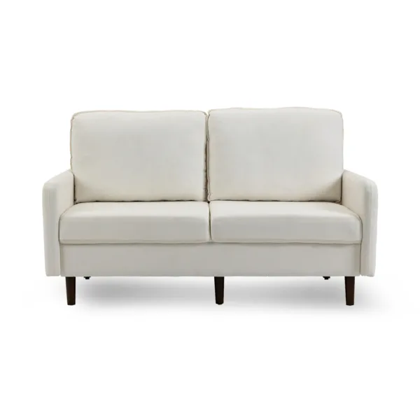 Lioran 56.9" Modern Velvet Loveseat
