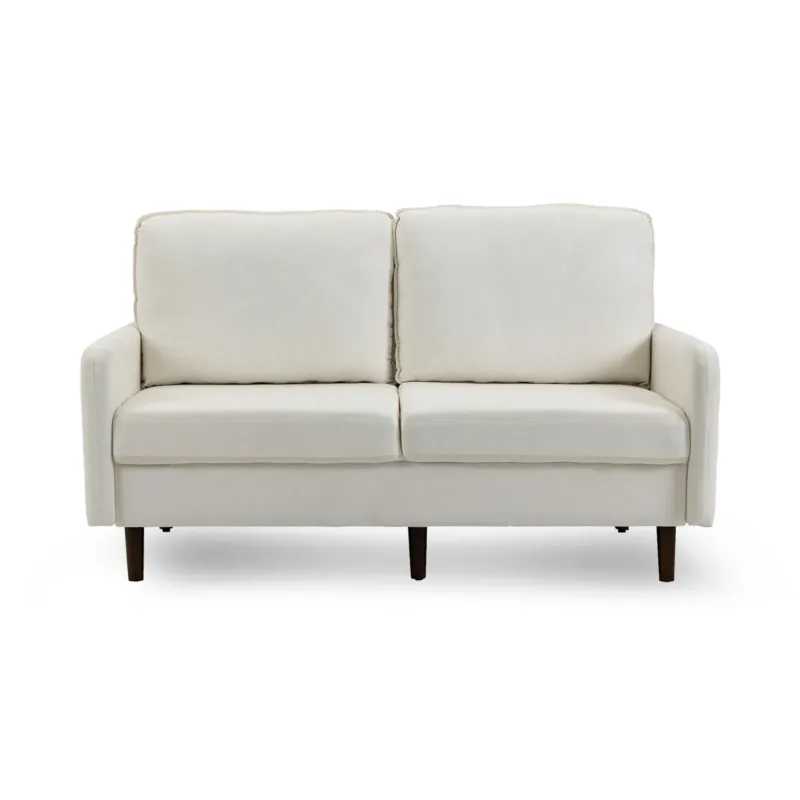 Lioran 56.9" Modern Velvet Loveseat