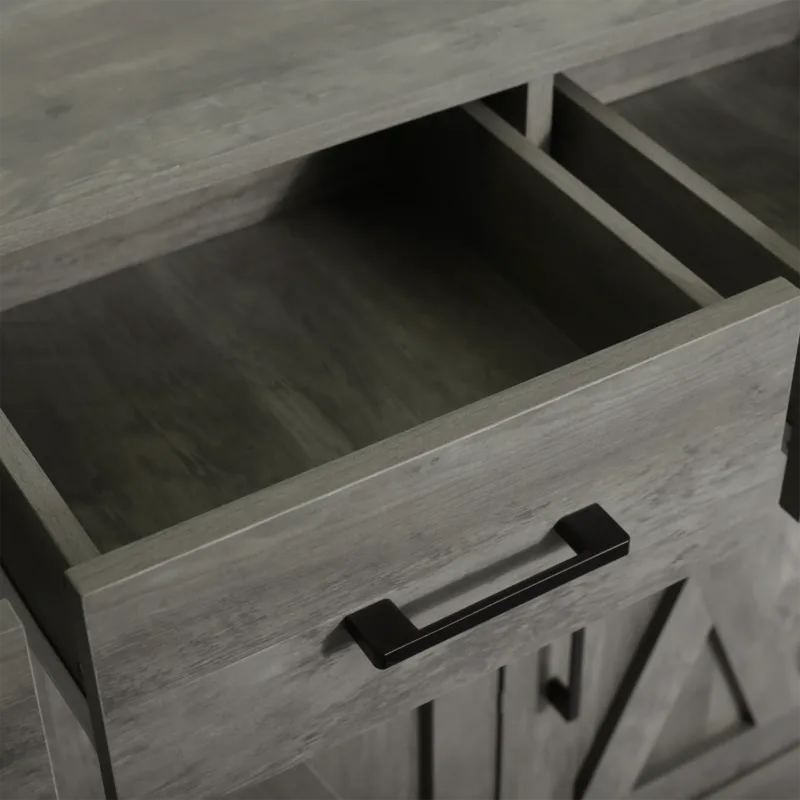 Youssouf 42.4" Wood Accent Cabinet With Three Drawers - Image 6