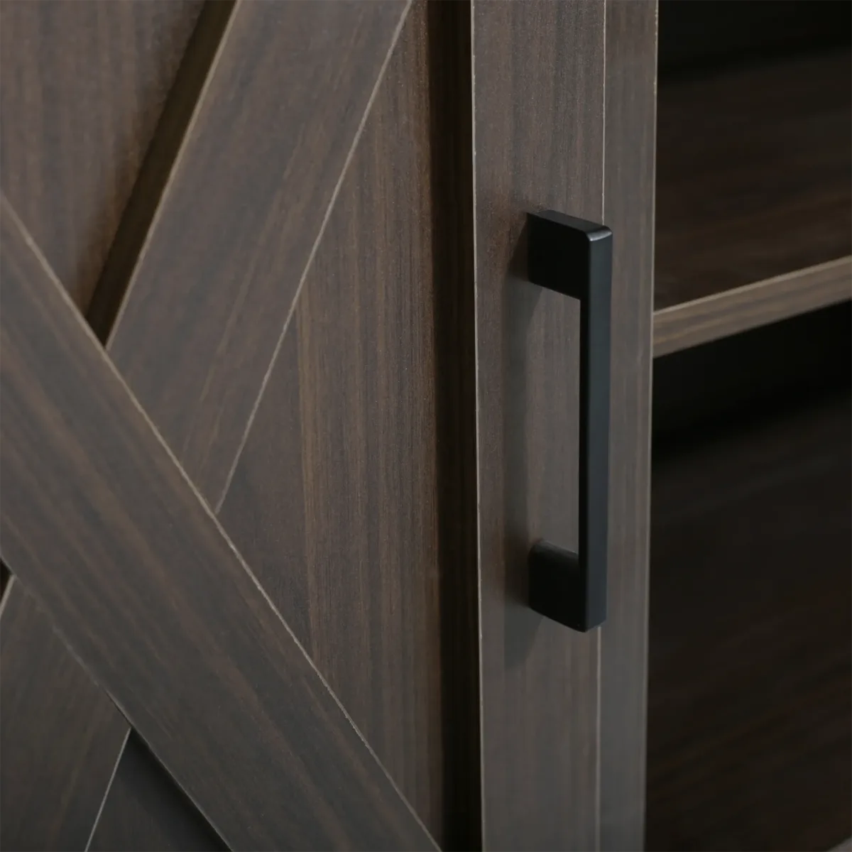 57.8" Wood TV-Stand With Barn Doors For Tvs Up To 60" - Image 5