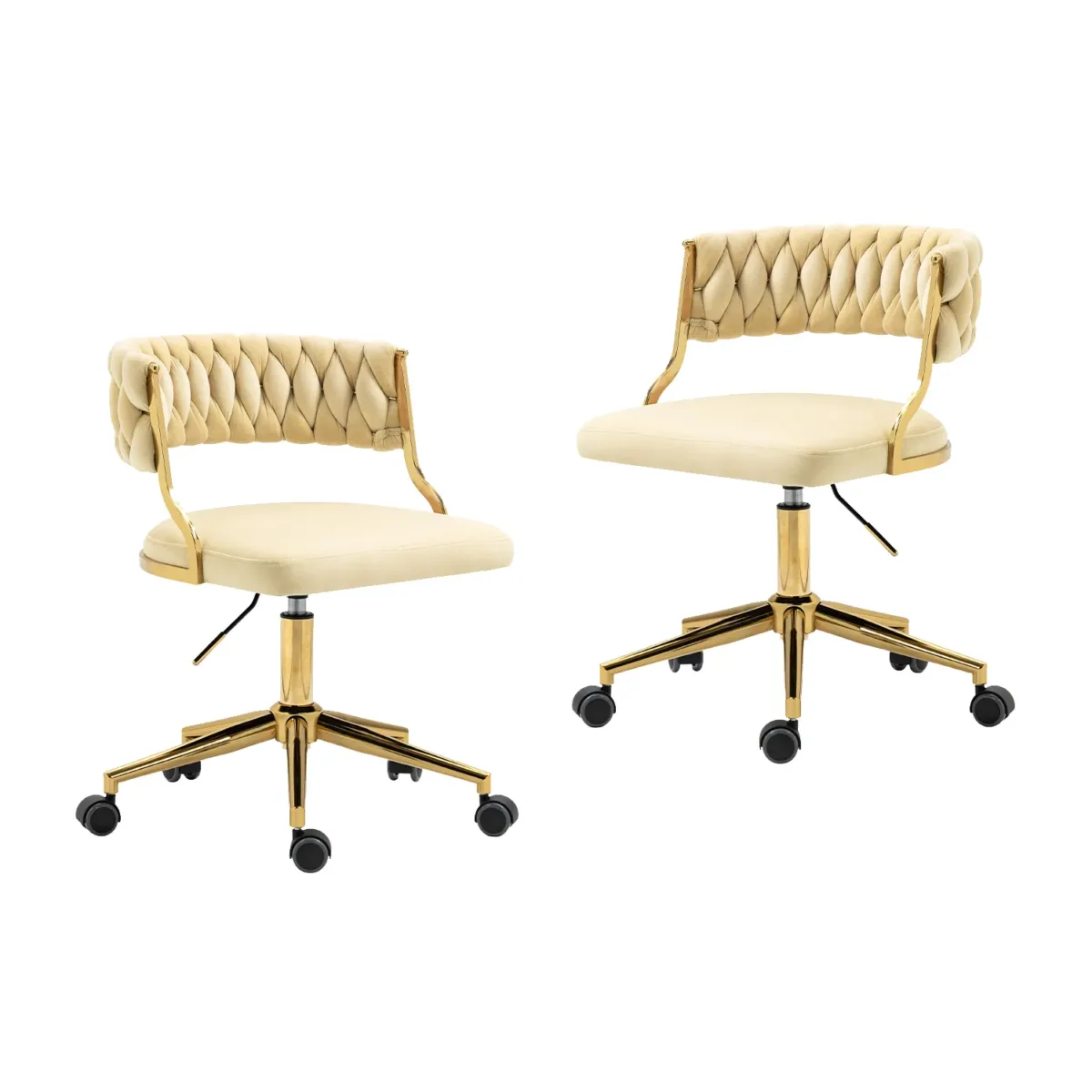 Christal Velvet Task Chair - Image 1