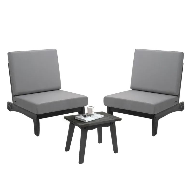 Elysian 3-Piece Lounge Chair Set with Side Table - Image 6
