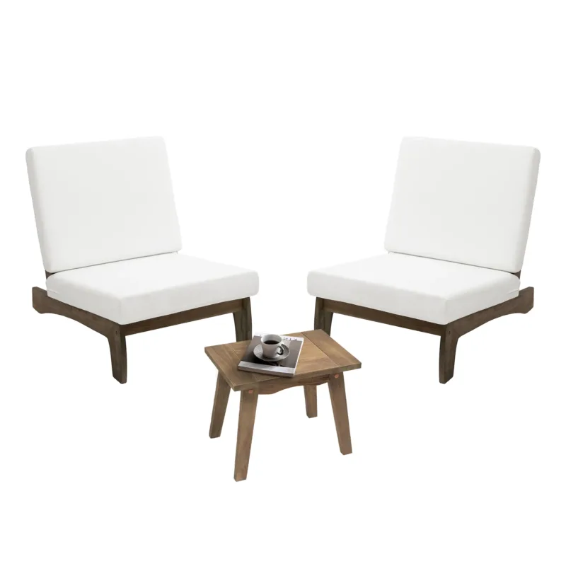Elysian 3-Piece Lounge Chair Set with Side Table - Image 5