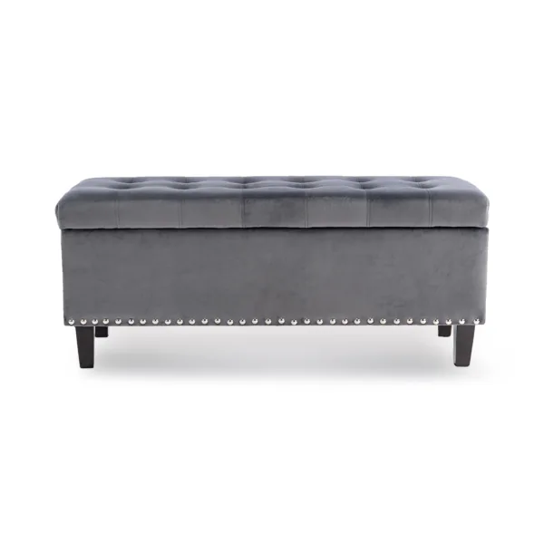 Worcester Velvet Ottoman