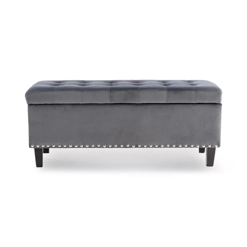 Worcester Velvet Ottoman