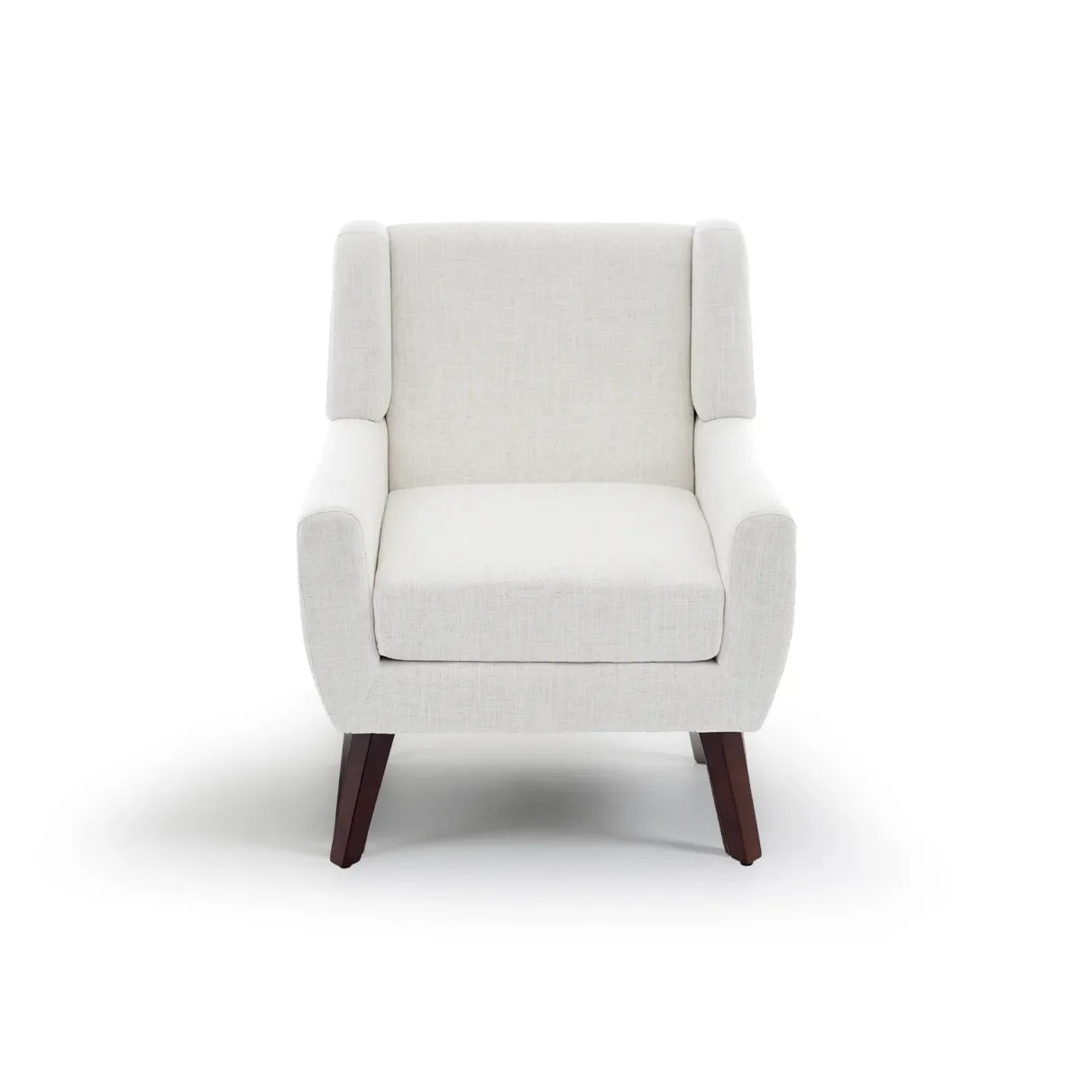 Orvia Minimalist Fabric Upholstered Accent Chair - Image 1