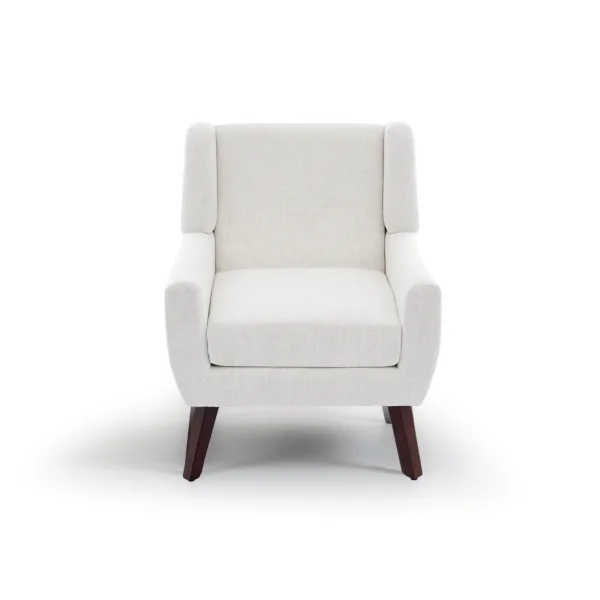 Jaqueze Stylish Wide Upholstered Fabric Accent Armchair