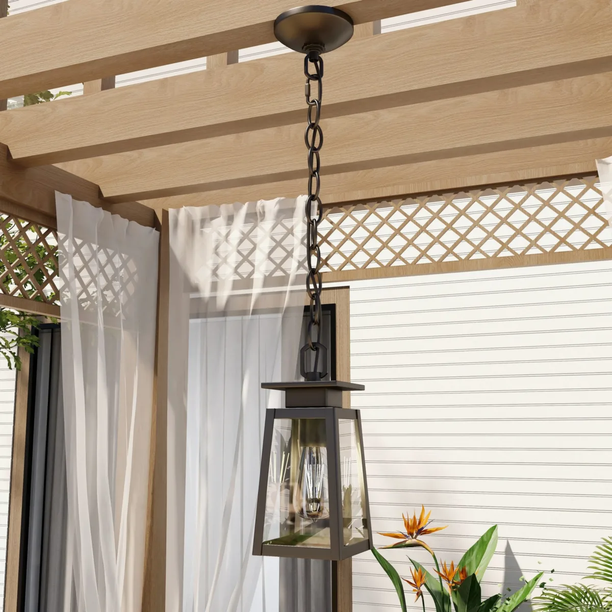 Rollingbrook Outdoor Hanging Lantern - Image 4