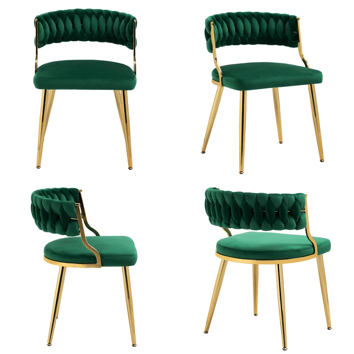 Ginko Tufted Velvet Dining Chair (Set of 4) - Image 1