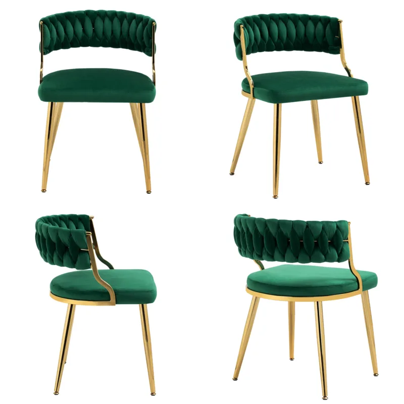 Ginko Tufted Velvet Dining Chair (Set of 4)