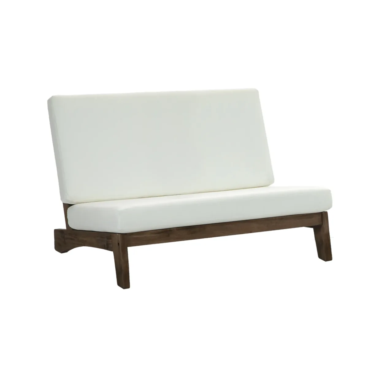 Elysian 4-Piece Fabric Outdoor Patio Loveseat Set - Image 4